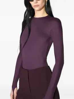 Mugler: Тёмный боди 