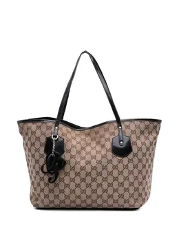 Gucci Pre-Owned: Коричневая сумка-шоппер 