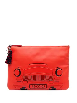CHANEL Pre-Owned: Красный клатч 