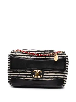 CHANEL Pre-Owned: Белая сумка через плечо 