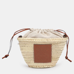 Loewe: Бежевая сумка  Bucket