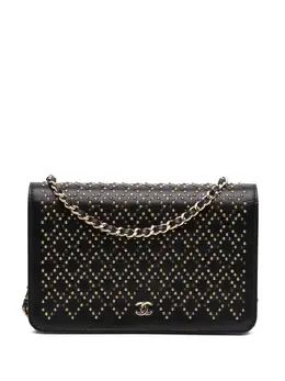 CHANEL Pre-Owned: Чёрный кошелёк 