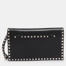 Valentino: Чёрный клатч  Rockstud