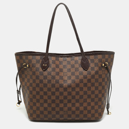 Louis Vuitton: Коричневая сумка  Neverfull MM