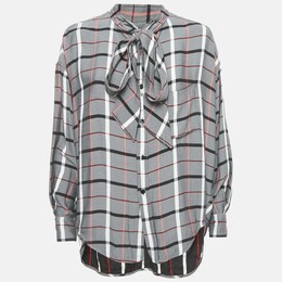 Balenciaga: Блуза с принтом 