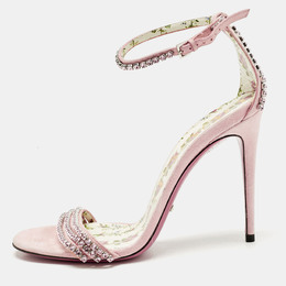 Gucci: Розовые сандалии 