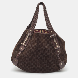 Gucci: Коричневая сумка  GG