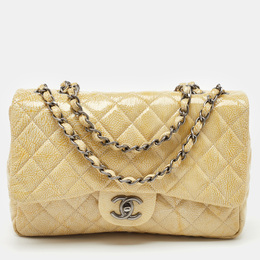 Chanel: Жёлтая сумка 
