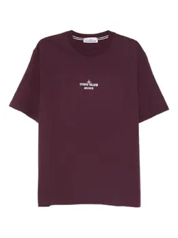 Stone Island: Хлопковая футболка 