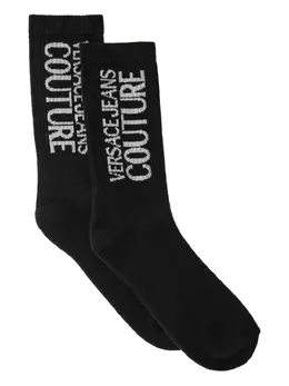 Versace Jeans Couture: Чёрные носки 
