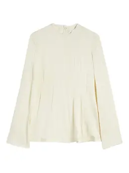 Jil Sander: Атласная блуза 