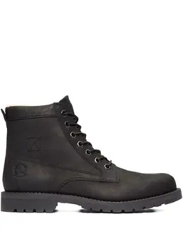 Timberland: Чёрные ботинки 