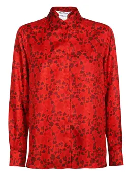 Max Mara: Рубашка с принтом 