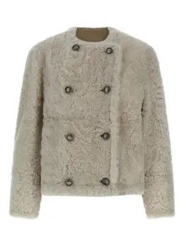 Brunello Cucinelli: Бежевая куртка 