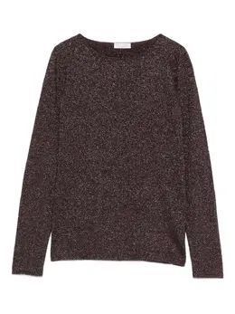 Brunello Cucinelli: Коричневый свитер 