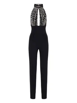 Elisabetta Franchi: Чёрный комбинезон 