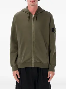 Stone Island: Зелёная толстовка 