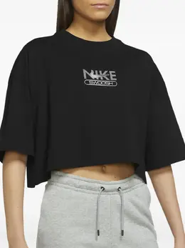 Nike: Чёрный топ  Swoosh