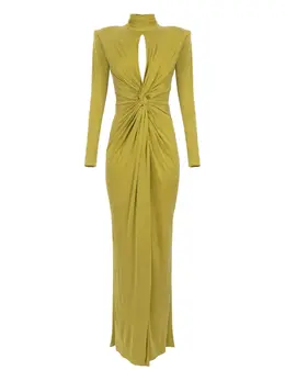Elisabetta Franchi: Драпированное платье 
