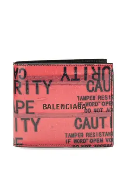 Balenciaga: Кошелёк с принтом 