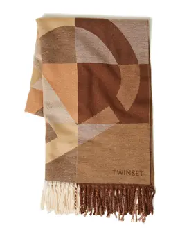 TWINSET: Коричневый шарф 