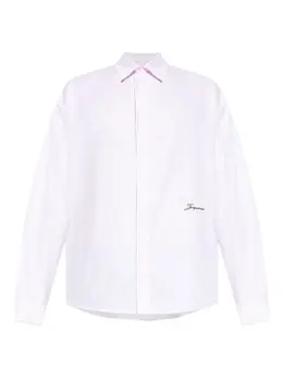 Jacquemus: Розовая рубашка 