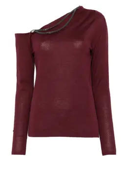 Brunello Cucinelli: Бордовый топ 