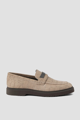 Brunello Cucinelli: Коричневые лоферы 