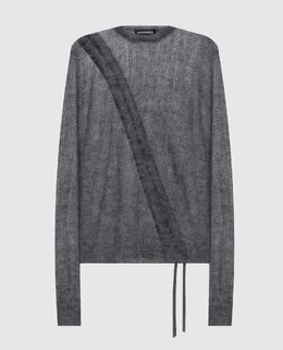 Ann Demeulemeester: Серый свитер 