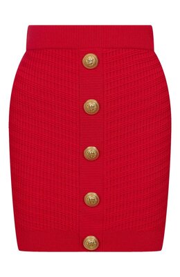Balmain: Юбка из вискозы 