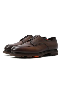 Santoni: Коричневые туфли 