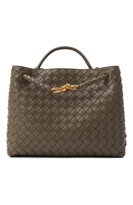 Bottega Veneta: Сумка цвета хаки 