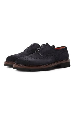 Santoni: Синие туфли 