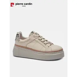 Pierre Cardin: Бежевые кроссовки 