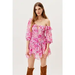 For Love and Lemons: Розовое платье 
