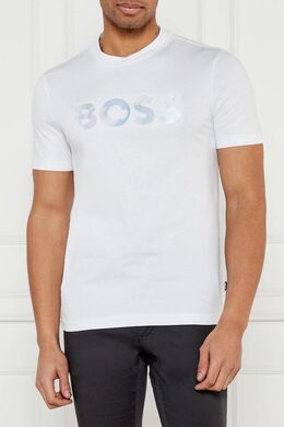 BOSS: Хлопковая футболка 