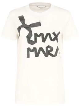 MAX MARA: Хлопковая футболка 