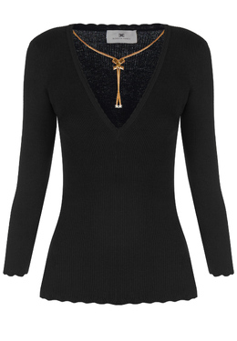 ELISABETTA FRANCHI: Трикотажный свитер 