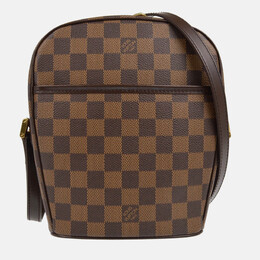 Louis Vuitton: Коричневая сумка 