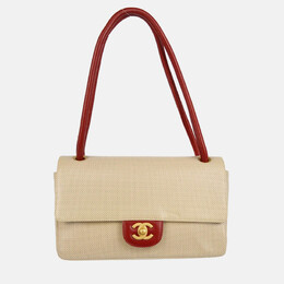 Chanel: Бежевая сумка 