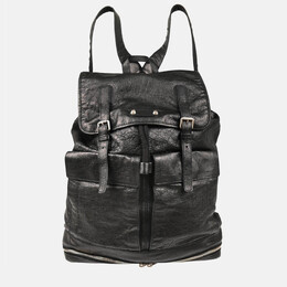Balenciaga: Чёрный рюкзак 