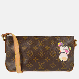 Louis Vuitton: Коричневая сумка 