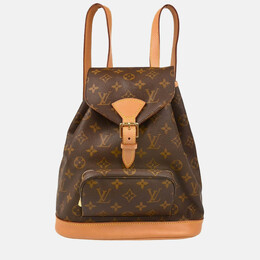 Louis Vuitton: Коричневый рюкзак 