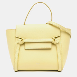 Celine: Жёлтая поясная сумка 