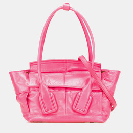 Bottega Veneta: Розовая сумка  Intrecciato