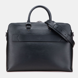 Louis Vuitton: Чёрная сумка  Épi