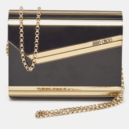 Jimmy Choo: Чёрный клатч  Candy