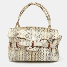 Salvatore Ferragamo: Белая сумка 