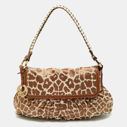 Fendi: Коричневая сумка 