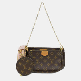 Louis Vuitton: Коричневая сумка  Pochette Accessoires